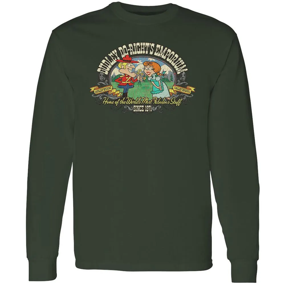 Long Sleeve T-Shirt - UQJM8KDW - Forest Green - 8