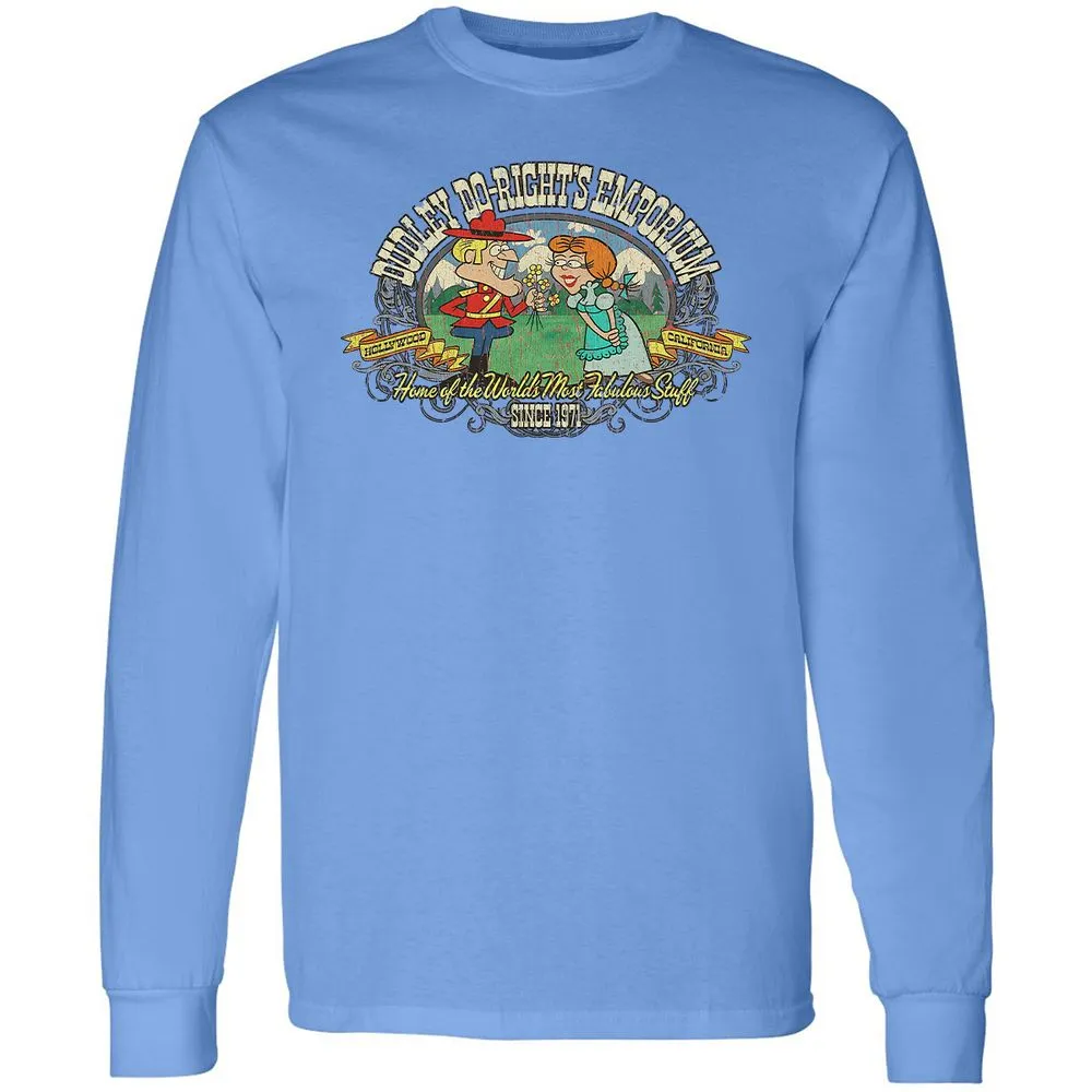 Long Sleeve T-Shirt - UQJM8KDW - Carolina Blue - 2