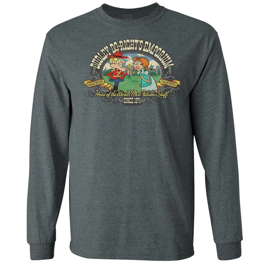 Long Sleeve T-Shirt - UQJM8KDW - Dark Heather - 15