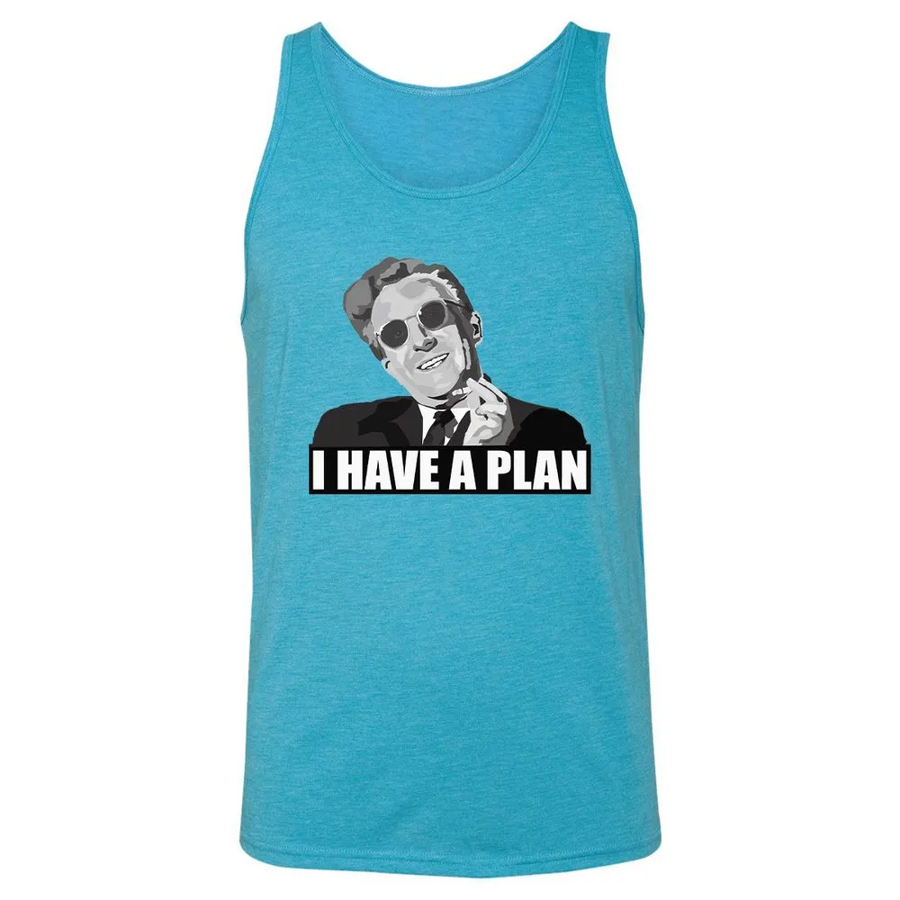 Unisex Jersey Tank - W4LGB547 - Aqua Triblend - 3