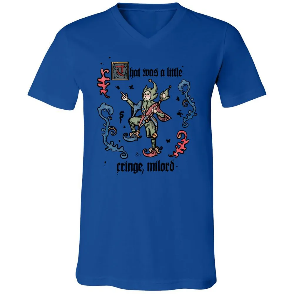 Unisex V-Neck T-Shirt - 8Y647KF7 - True Royal - 4