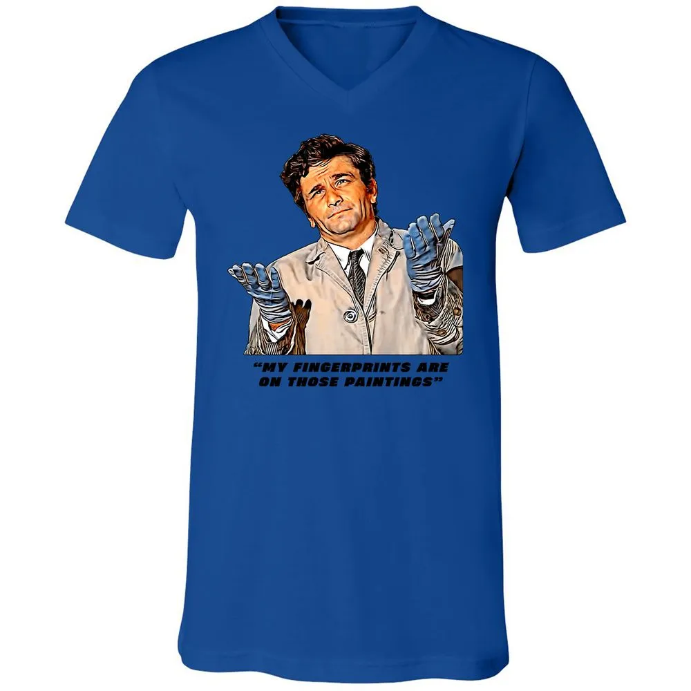 Unisex V-Neck T-Shirt - 3SC8F1JS - True Royal - 4