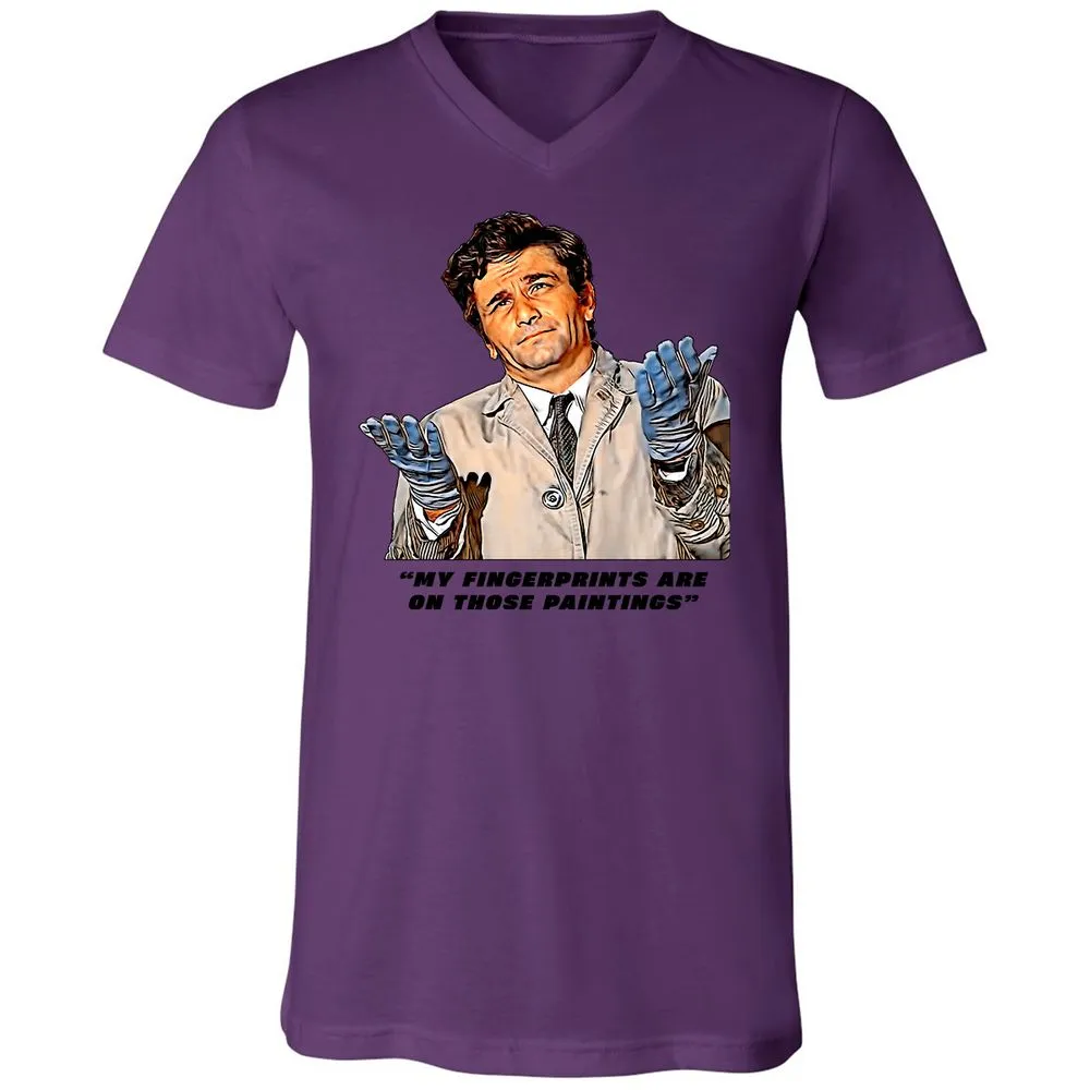 Unisex V-Neck T-Shirt - 3SC8F1JS - Team Purple - 2
