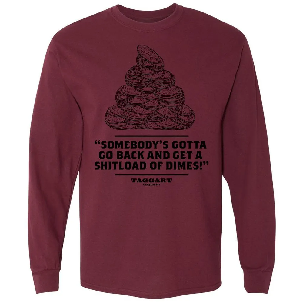 Long Sleeve T-Shirt - 3889J57N - Maroon - 11