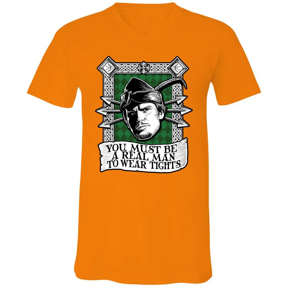 Unisex V-Neck T-Shirt - P5RFAG94 - Orange - 11
