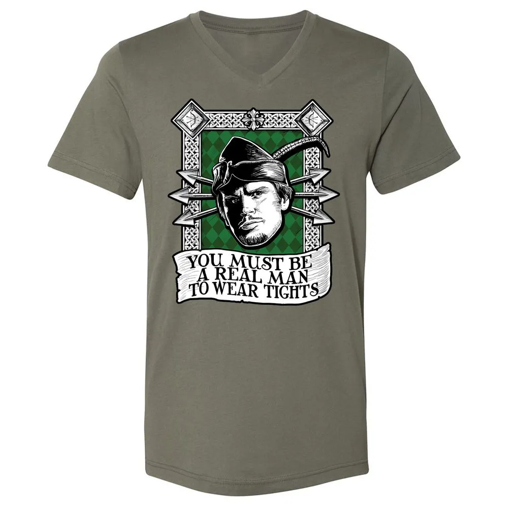 Unisex V-Neck T-Shirt - P5RFAG94 - Military Green - 10