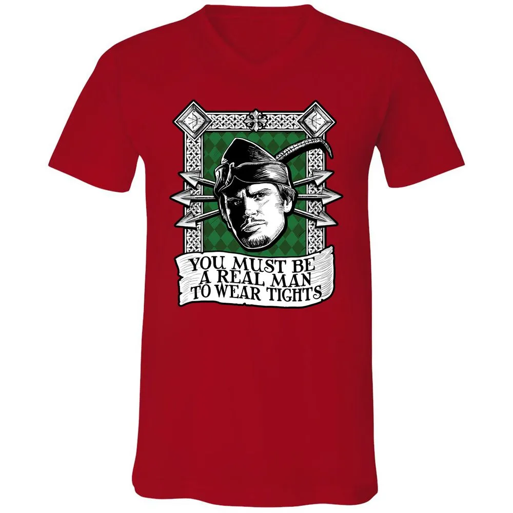 Unisex V-Neck T-Shirt - P5RFAG94 - Red - 3