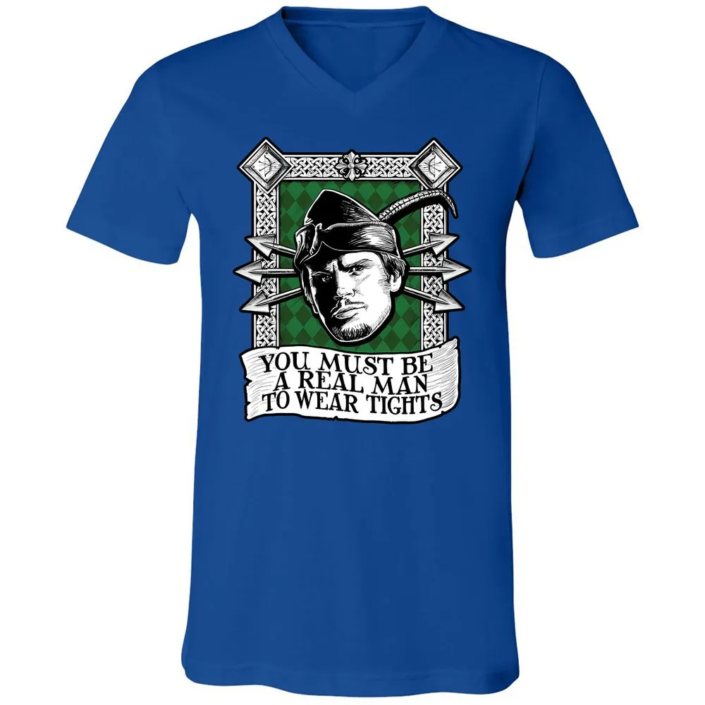 Unisex V-Neck T-Shirt - P5RFAG94 - True Royal - 4