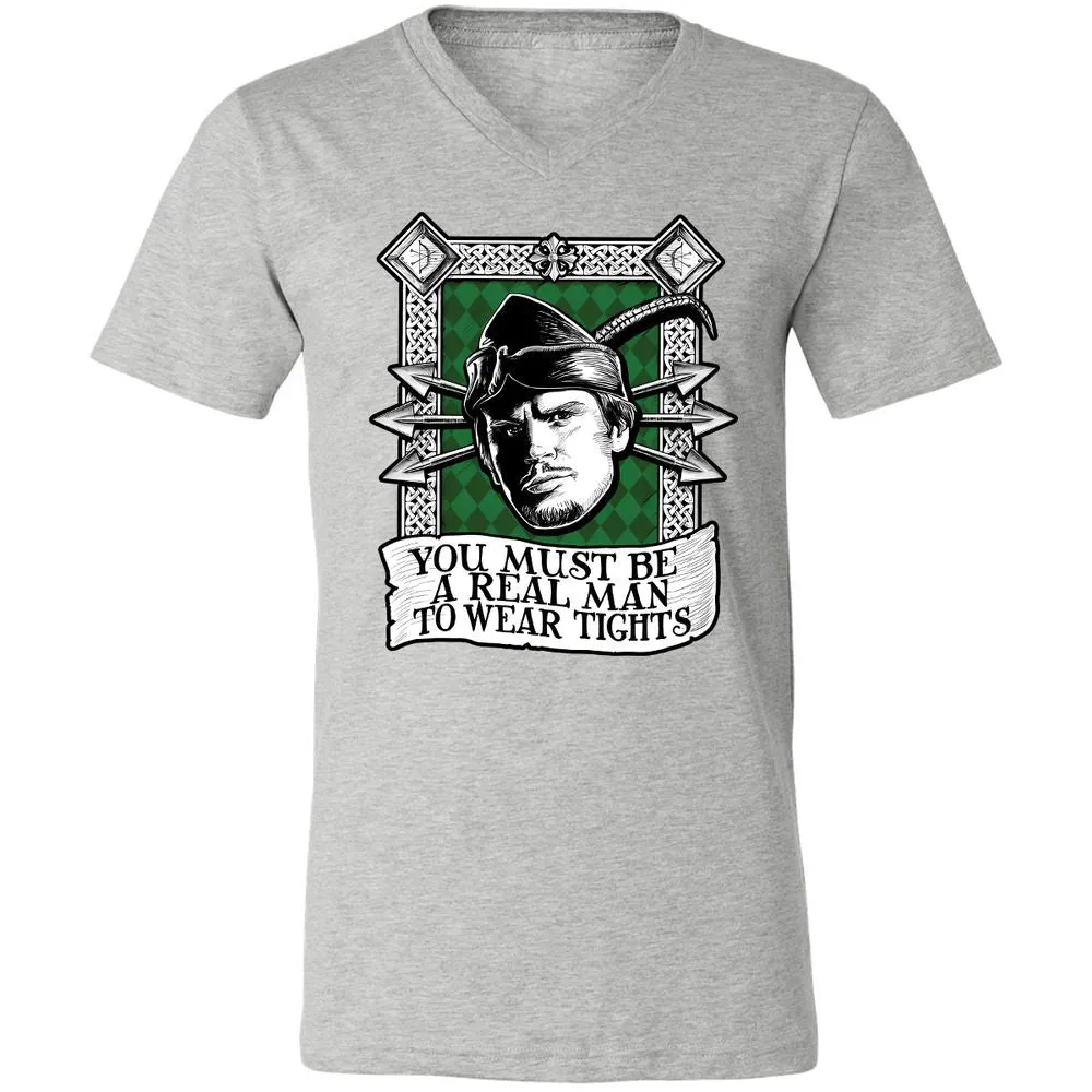 Unisex V-Neck T-Shirt - P5RFAG94 - Athletic Heather - 7