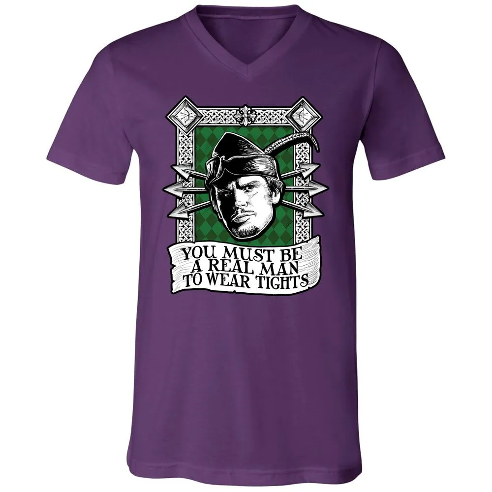 Unisex V-Neck T-Shirt - P5RFAG94 - Team Purple - 2