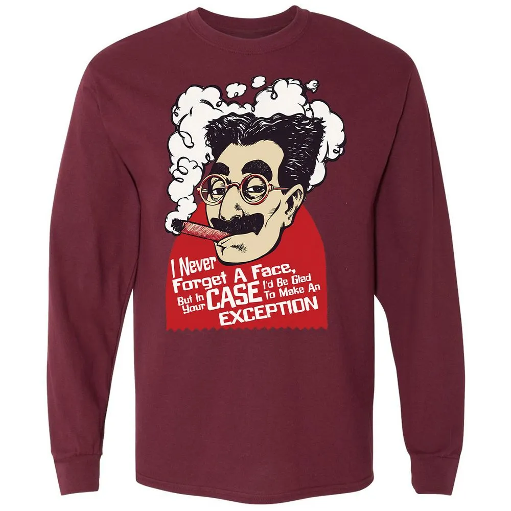 Long Sleeve T-Shirt - 1FAJANXJ - Maroon - 11