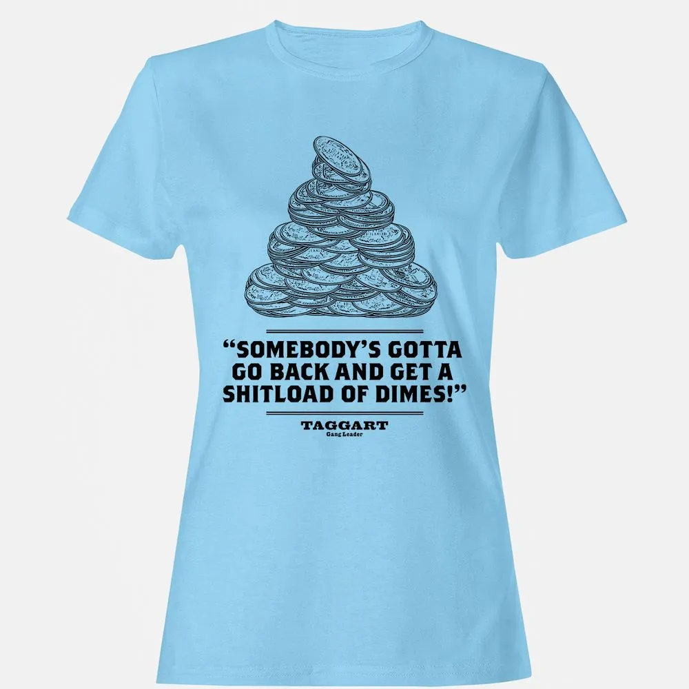 Women's T-Shirt - C6YTJURU - Light Blue - 8