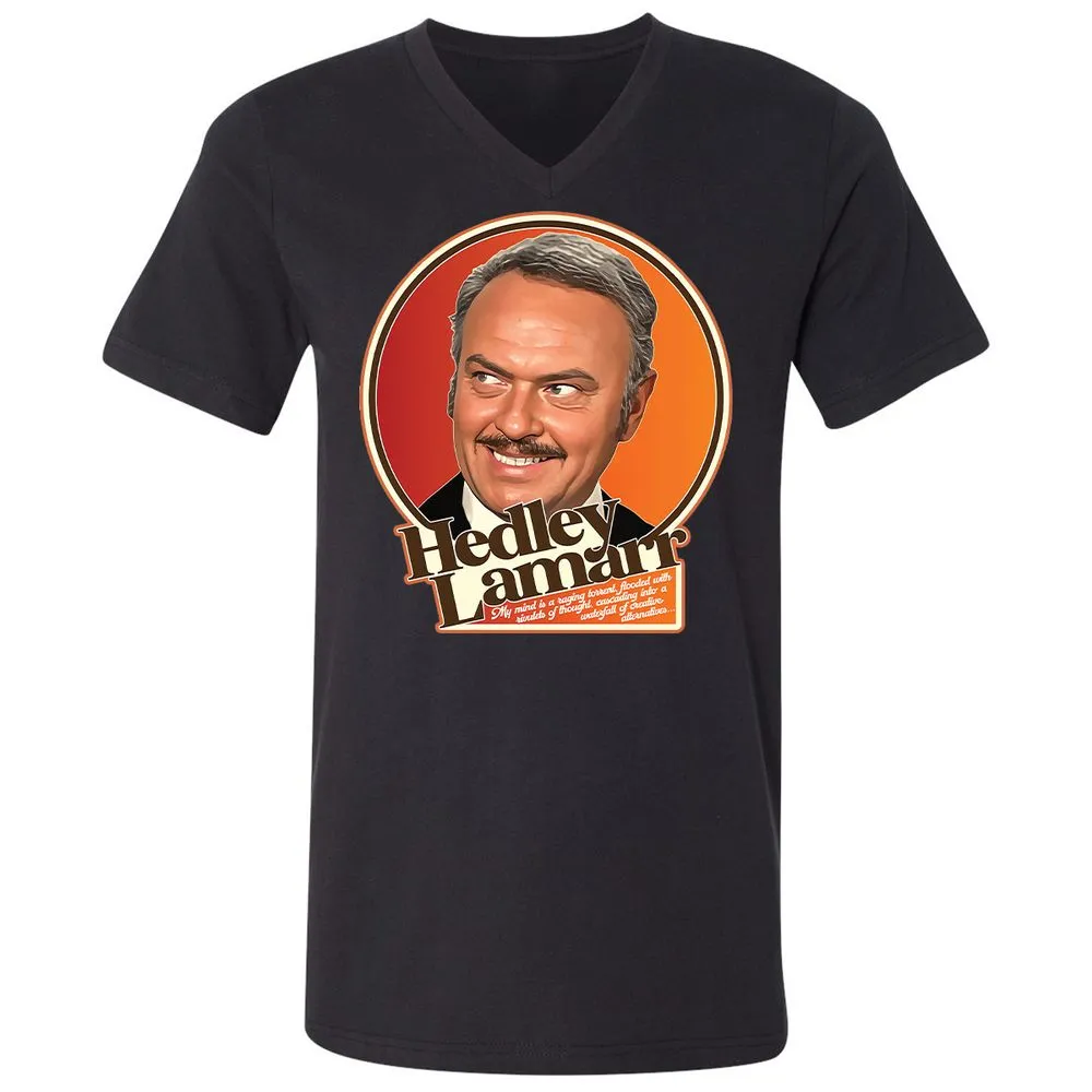 Unisex V-Neck T-Shirt - 778MU9TR - Black - 16