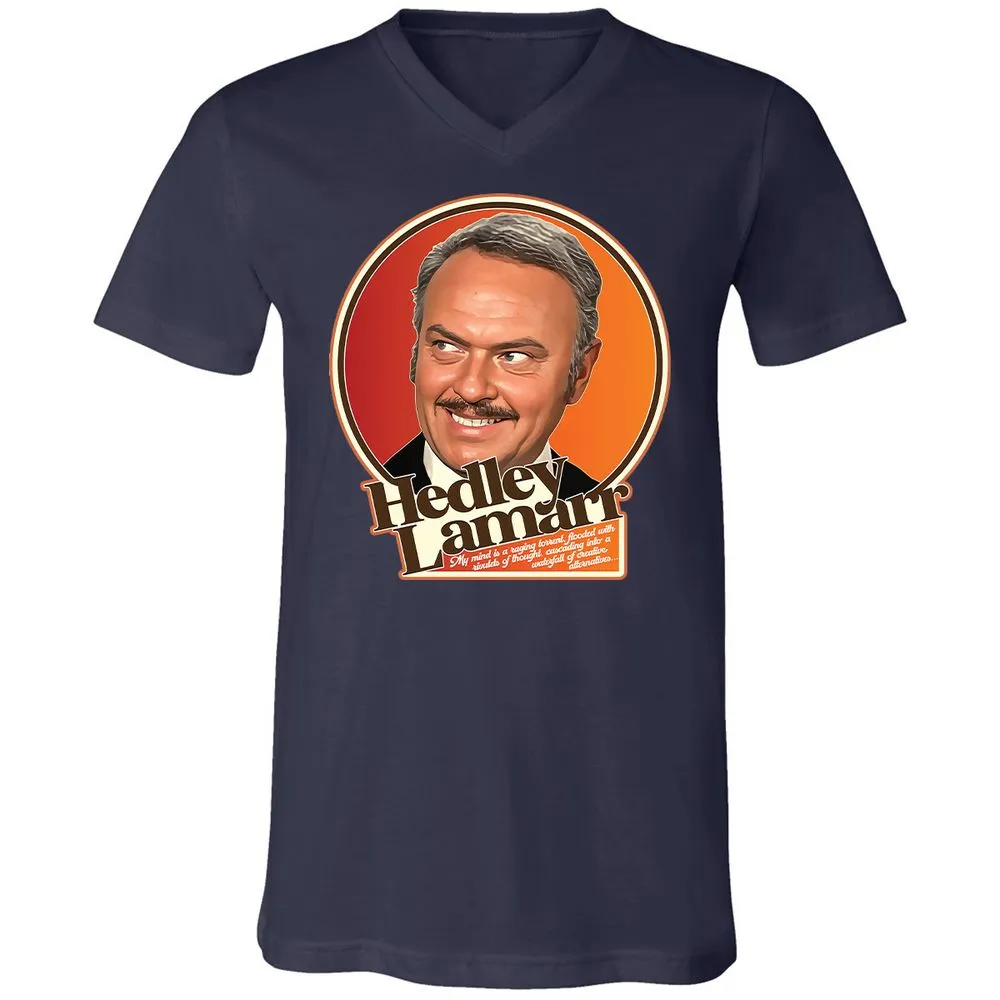 Unisex V-Neck T-Shirt - 778MU9TR - Navy - 9