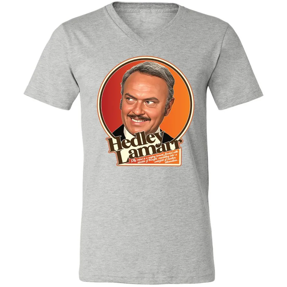 Unisex V-Neck T-Shirt - 778MU9TR - Athletic Heather - 7