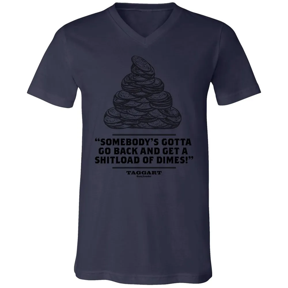 Unisex V-Neck T-Shirt - RCCSF3K4 - Navy - 9