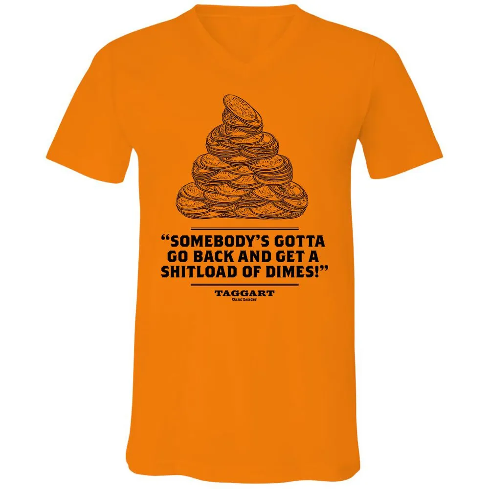 Unisex V-Neck T-Shirt - RCCSF3K4 - Orange - 11