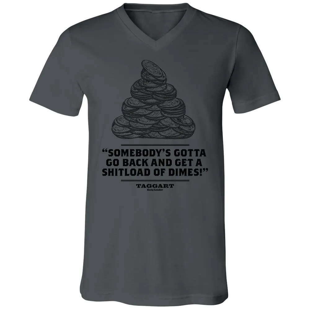 Unisex V-Neck T-Shirt - RCCSF3K4 - Asphalt - 12