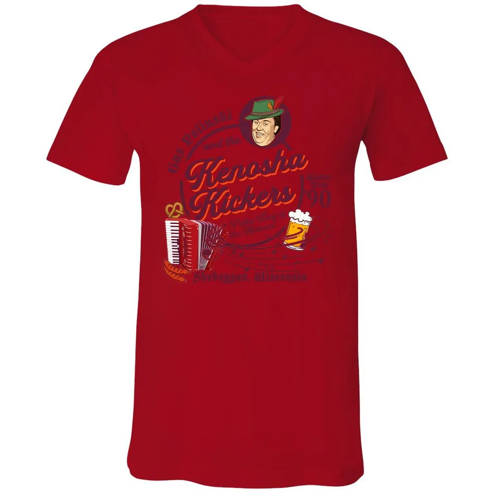 Unisex V-Neck T-Shirt - 8R8NYR4Y - Red - 3