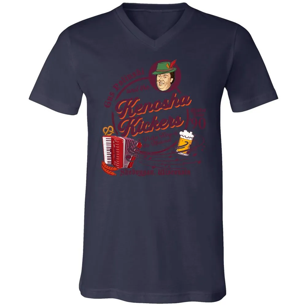Unisex V-Neck T-Shirt - 8R8NYR4Y - Navy - 9
