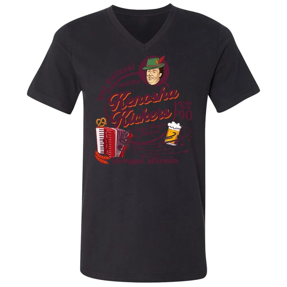 Unisex V-Neck T-Shirt - 8R8NYR4Y - Black - 16