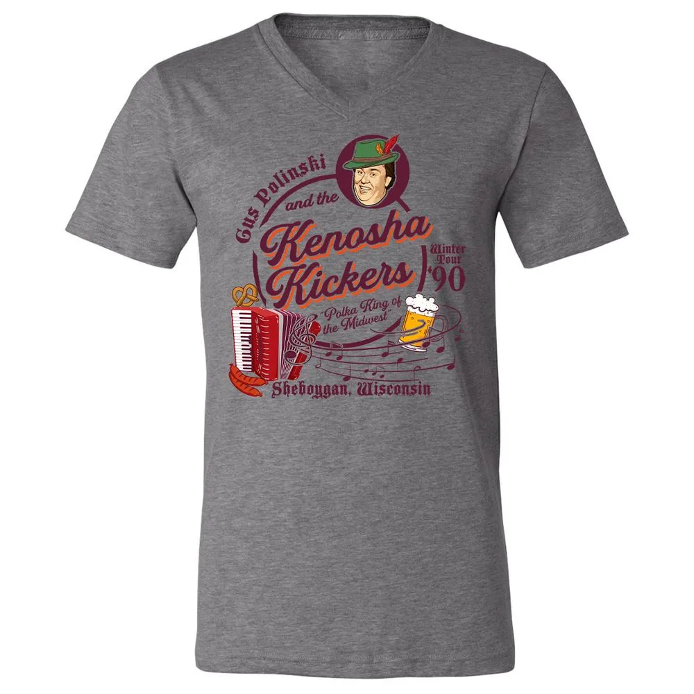 Unisex V-Neck T-Shirt - 8R8NYR4Y - Deep Heather - 13