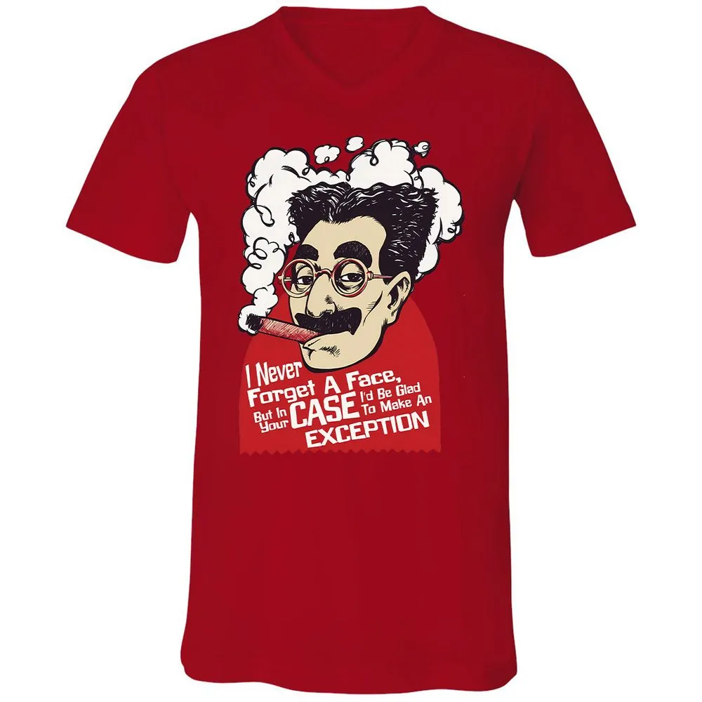 Unisex V-Neck T-Shirt - A34NAK4N - Red - 3