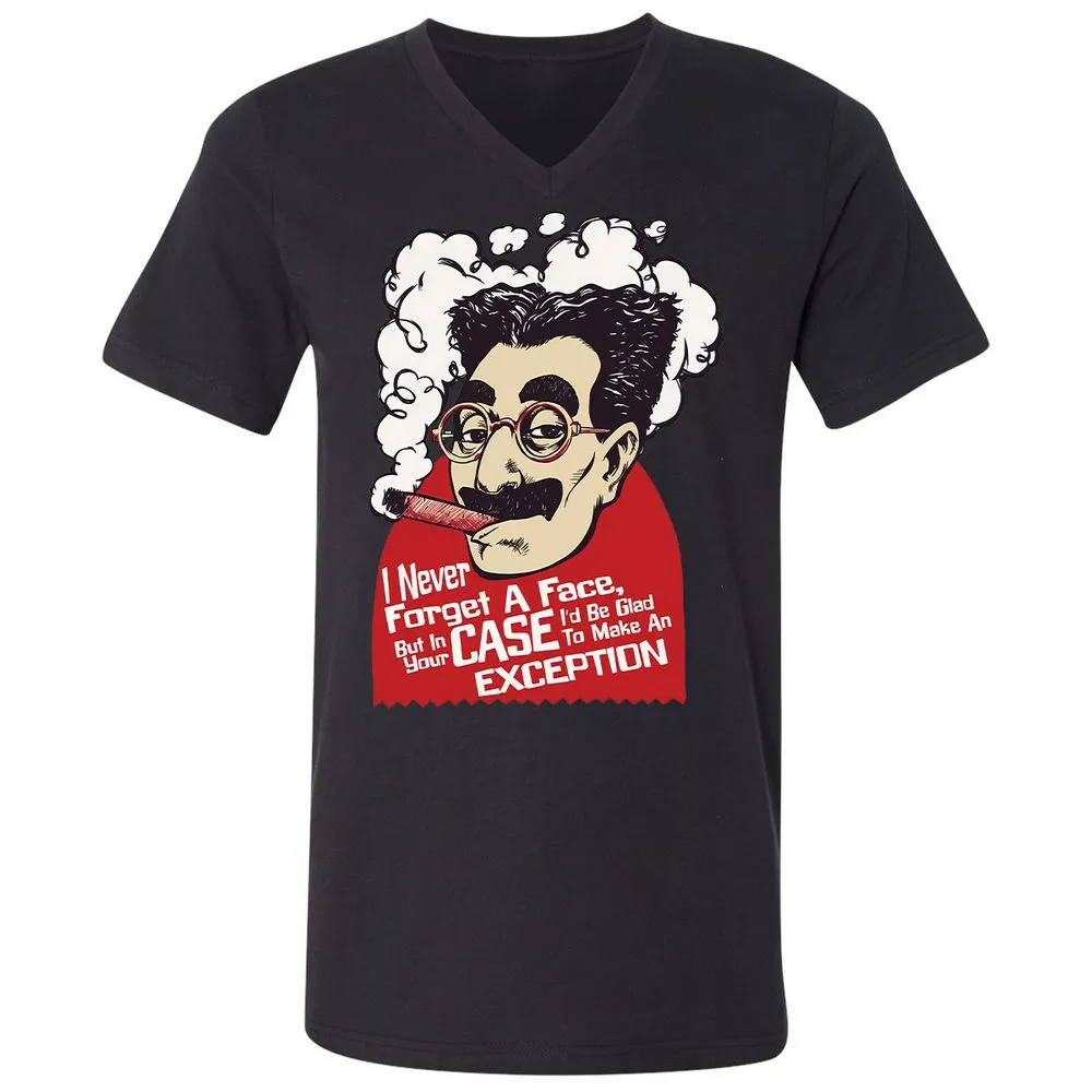 Unisex V-Neck T-Shirt - A34NAK4N - Black - 16