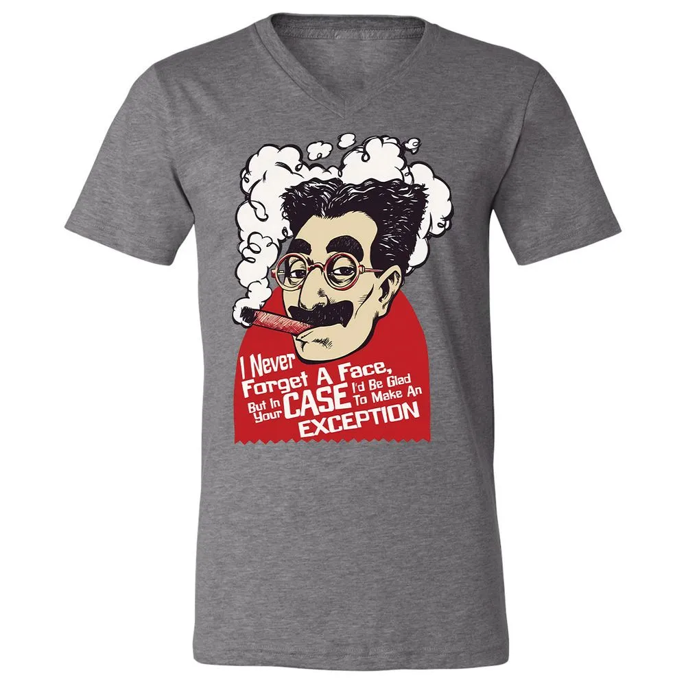 Unisex V-Neck T-Shirt - A34NAK4N - Deep Heather - 13