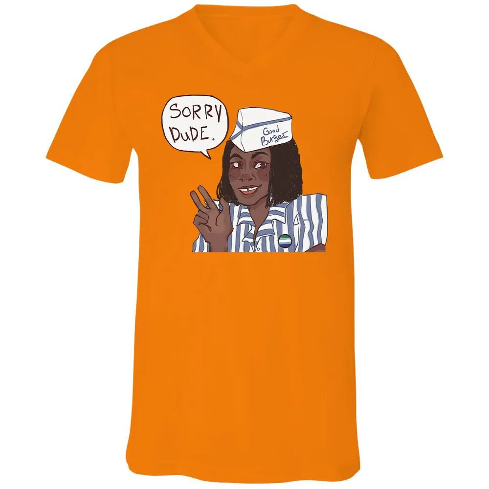 Unisex V-Neck T-Shirt - GDRYEMTK - Orange - 11