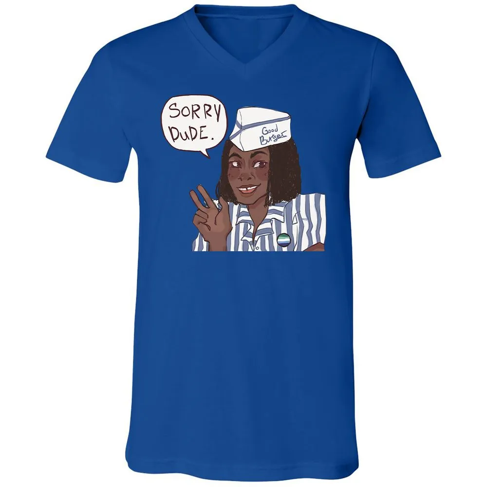 Unisex V-Neck T-Shirt - GDRYEMTK - True Royal - 4