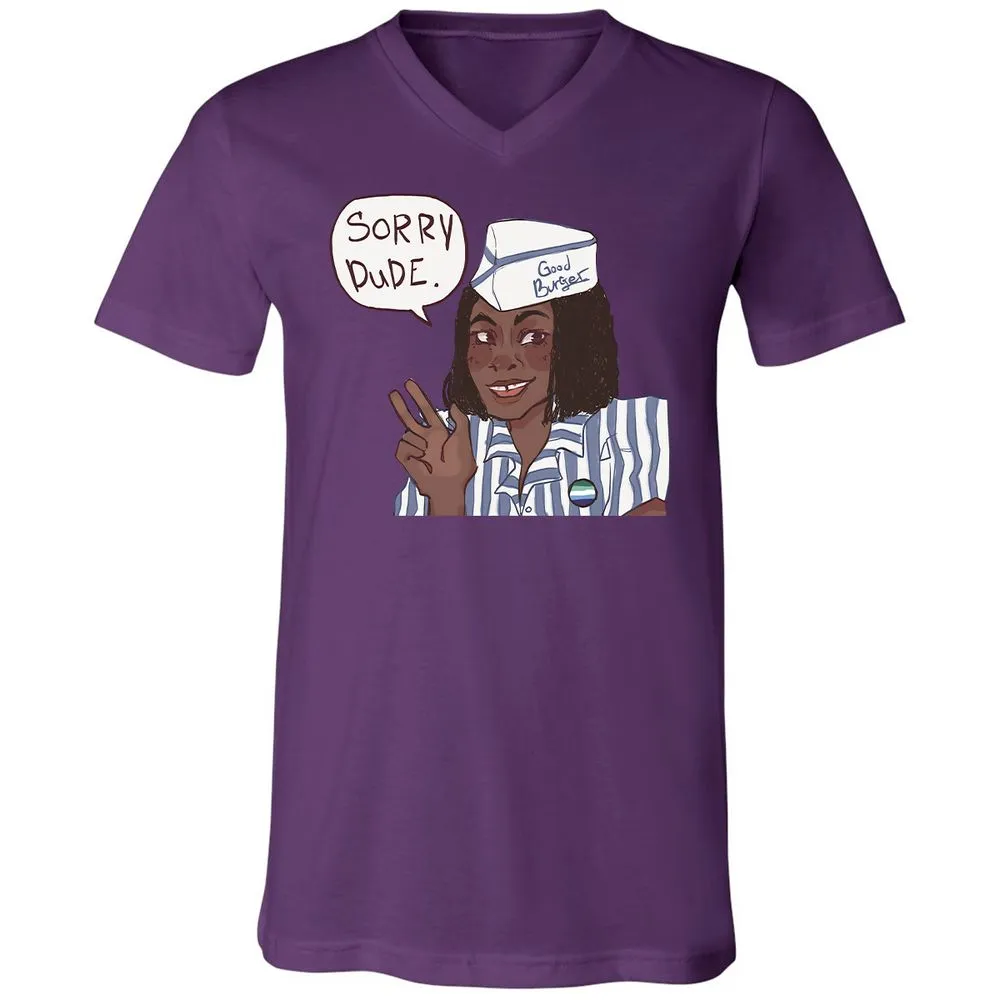 Unisex V-Neck T-Shirt - GDRYEMTK - Team Purple - 2