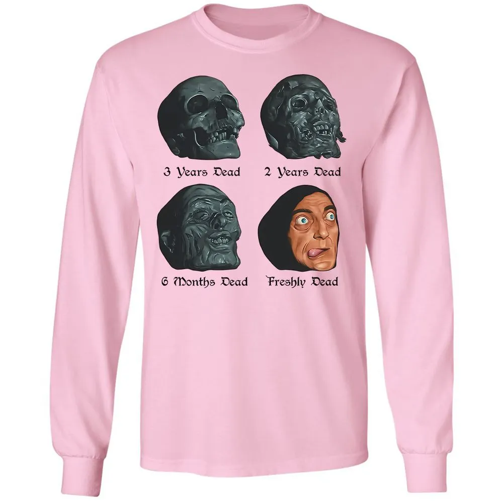 Long Sleeve T-Shirt - YHZ1VSPV - Light Pink - 3