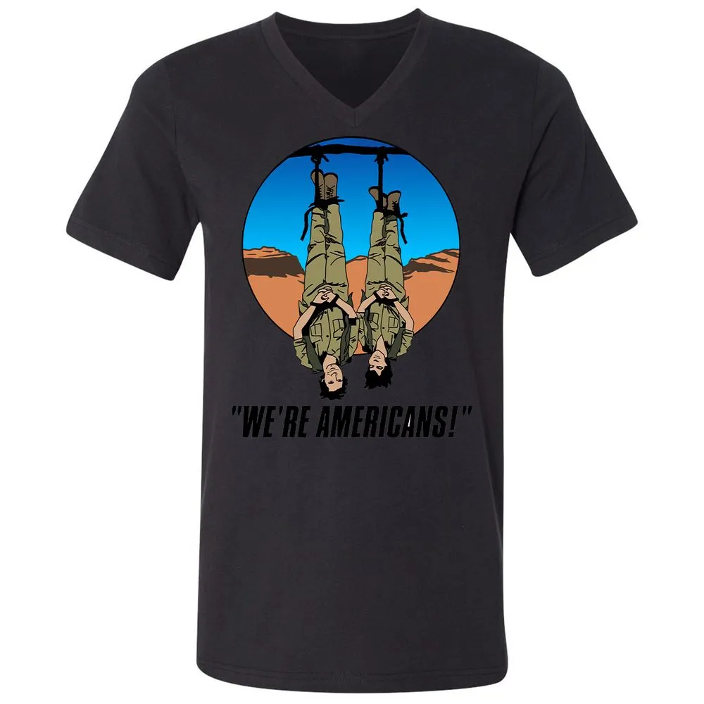 Unisex V-Neck T-Shirt - XPW1GD1X - Black - 16
