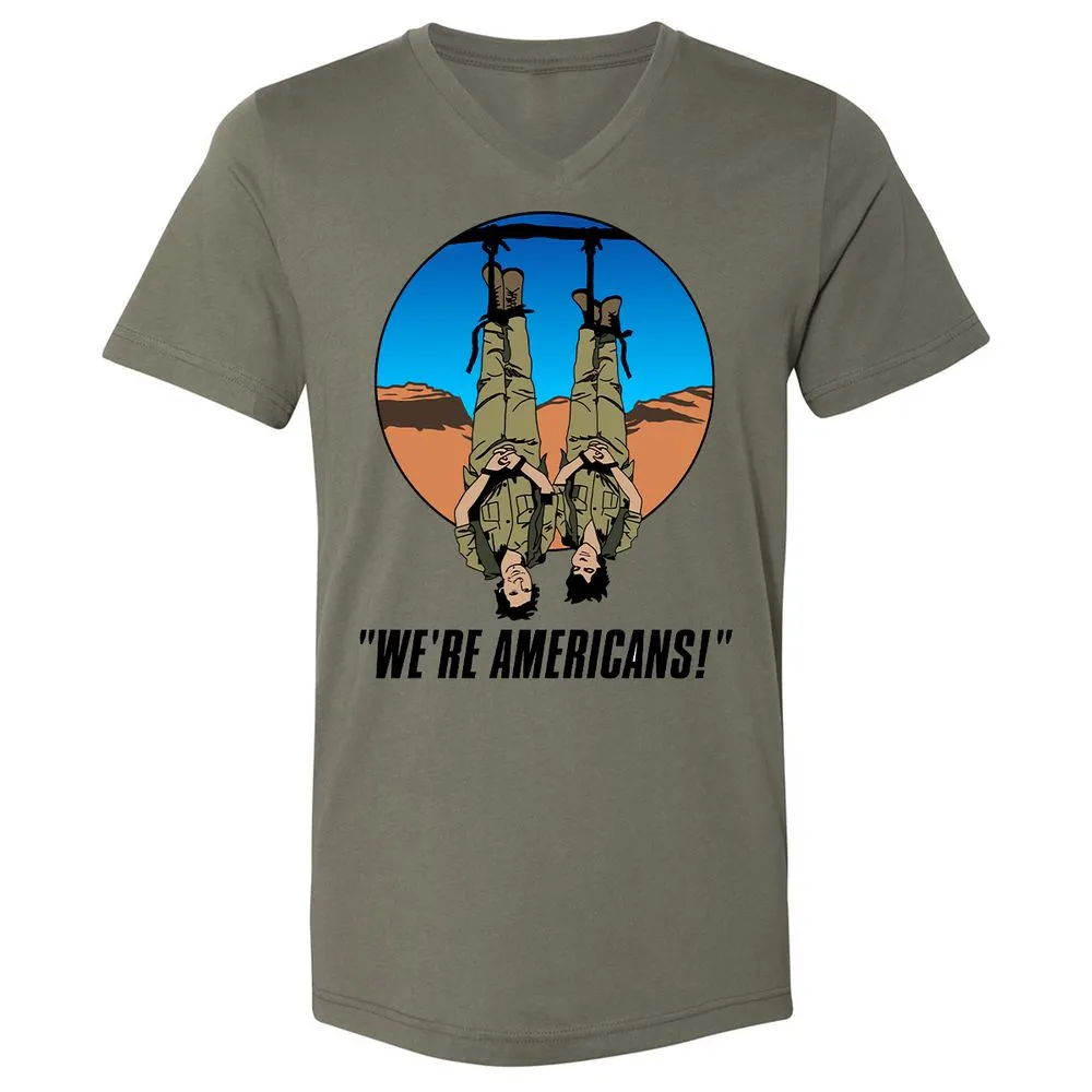 Unisex V-Neck T-Shirt - XPW1GD1X - Military Green - 10