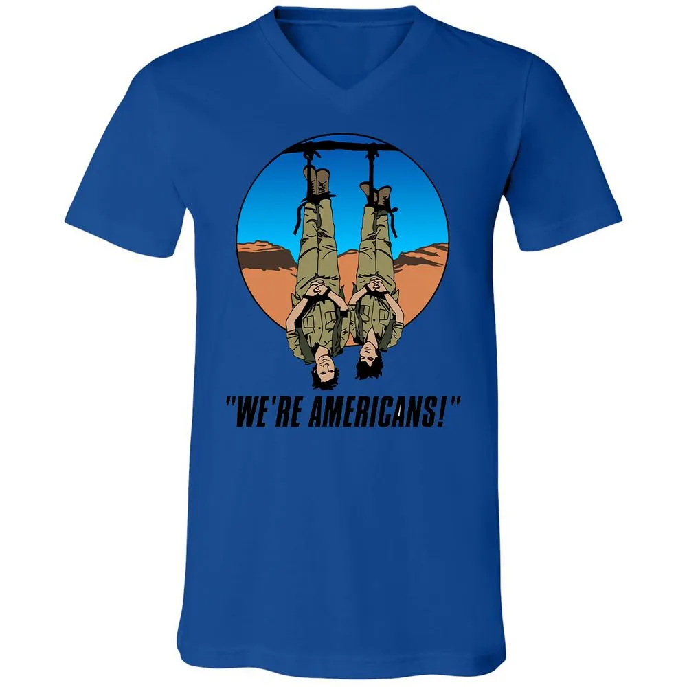 Unisex V-Neck T-Shirt - XPW1GD1X - True Royal - 4