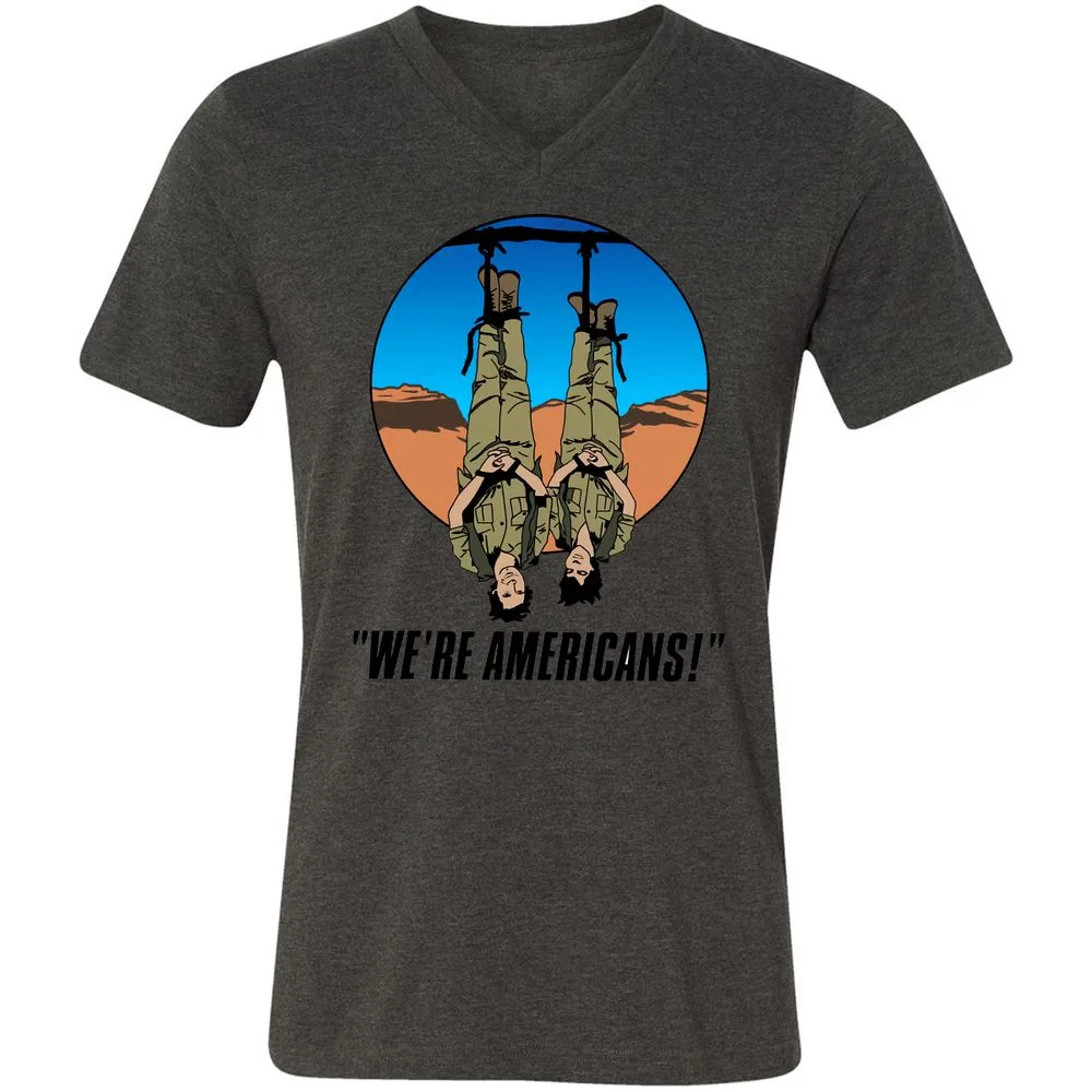 Unisex V-Neck T-Shirt - XPW1GD1X - Dark Grey Heather - 8
