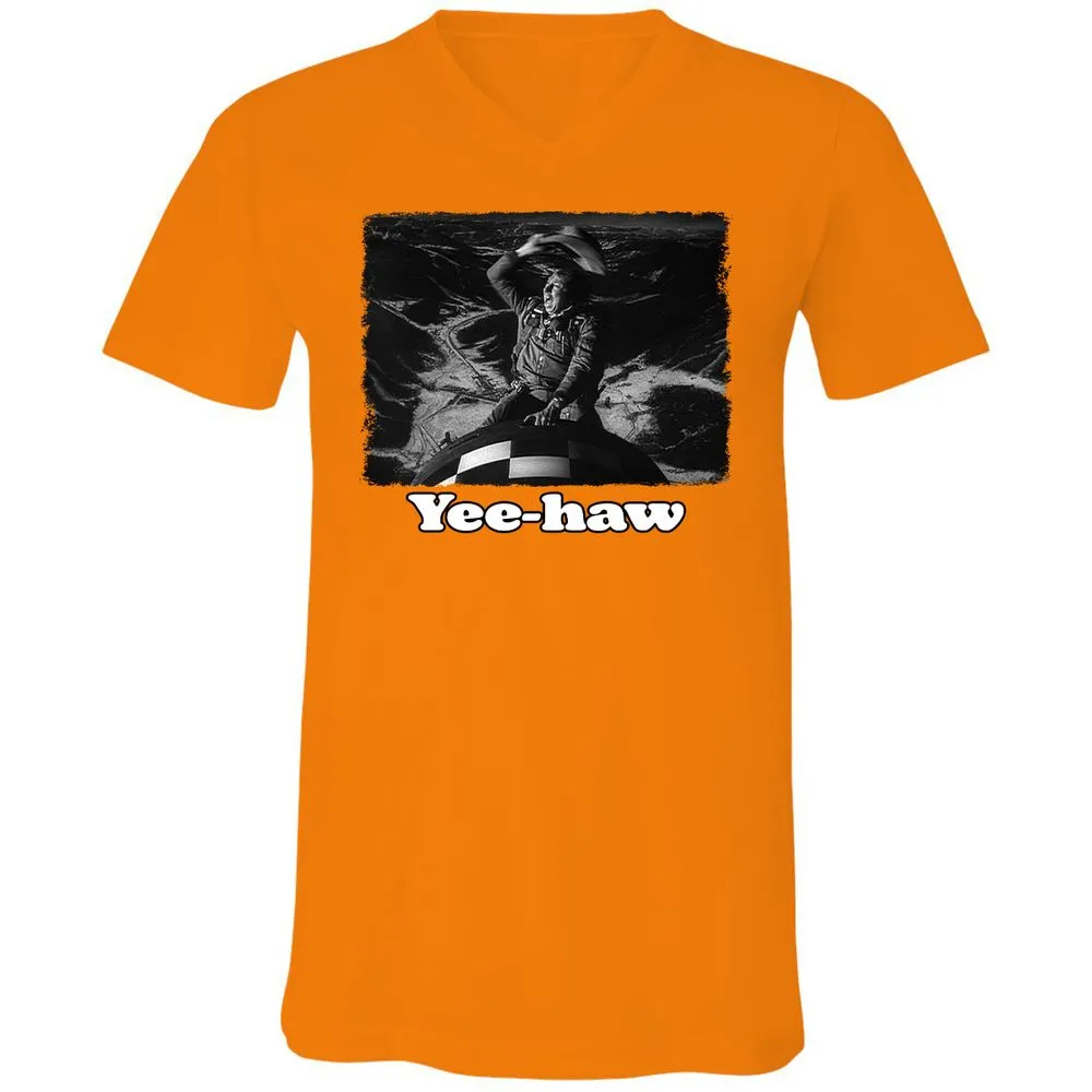 Unisex V-Neck T-Shirt - GTZPT6RW - Orange - 11