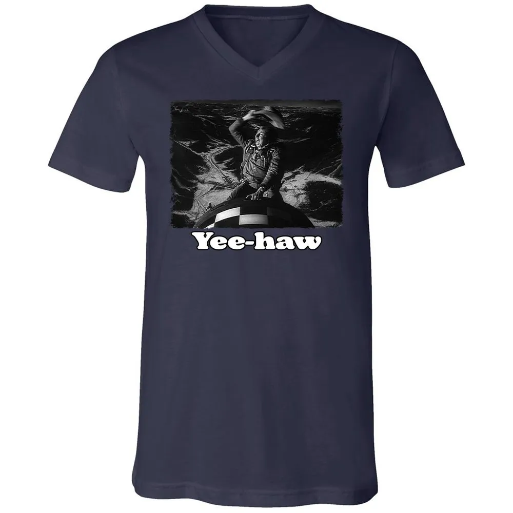 Unisex V-Neck T-Shirt - GTZPT6RW - Navy - 9