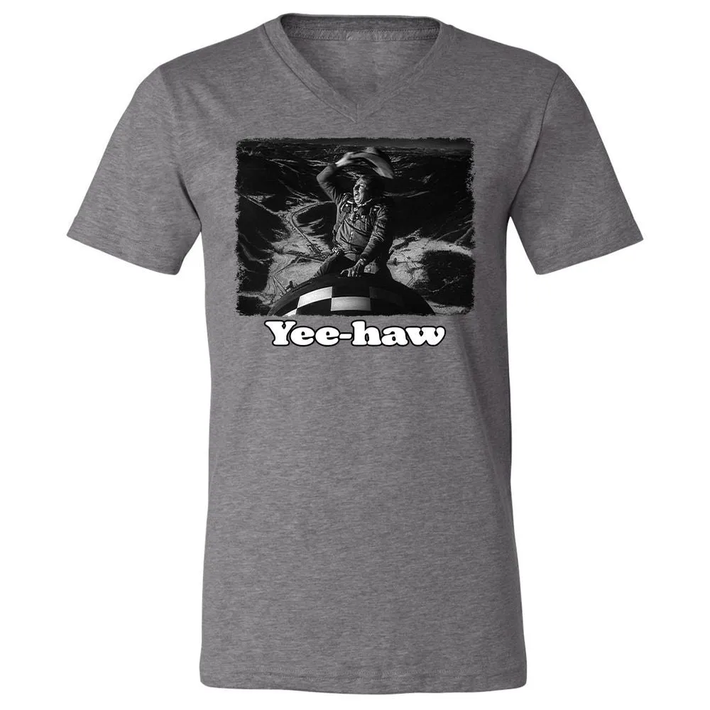 Unisex V-Neck T-Shirt - GTZPT6RW - Deep Heather - 13
