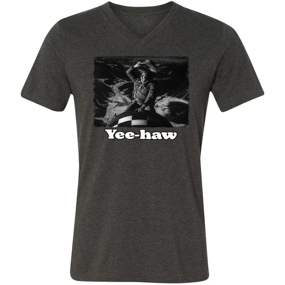 Unisex V-Neck T-Shirt - GTZPT6RW - Dark Grey Heather - 8