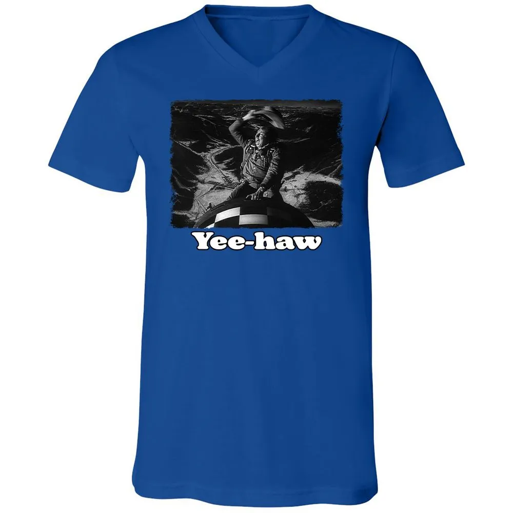 Unisex V-Neck T-Shirt - GTZPT6RW - True Royal - 4