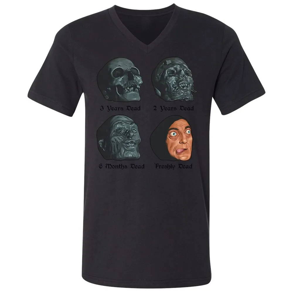 Unisex V-Neck T-Shirt - CAFY47VA - Black - 16