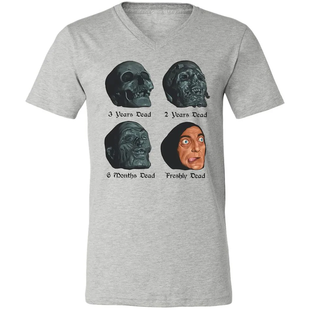 Unisex V-Neck T-Shirt - CAFY47VA - Athletic Heather - 7