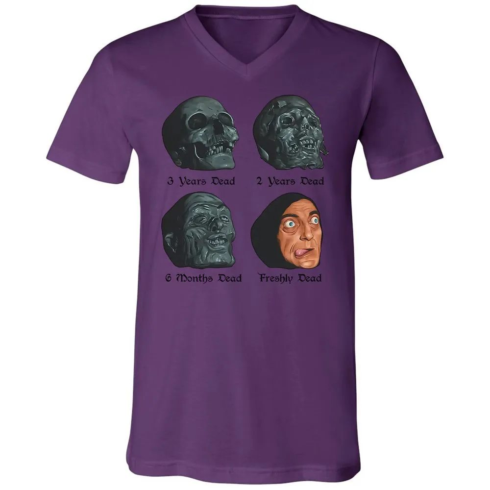 Unisex V-Neck T-Shirt - CAFY47VA - Team Purple - 2