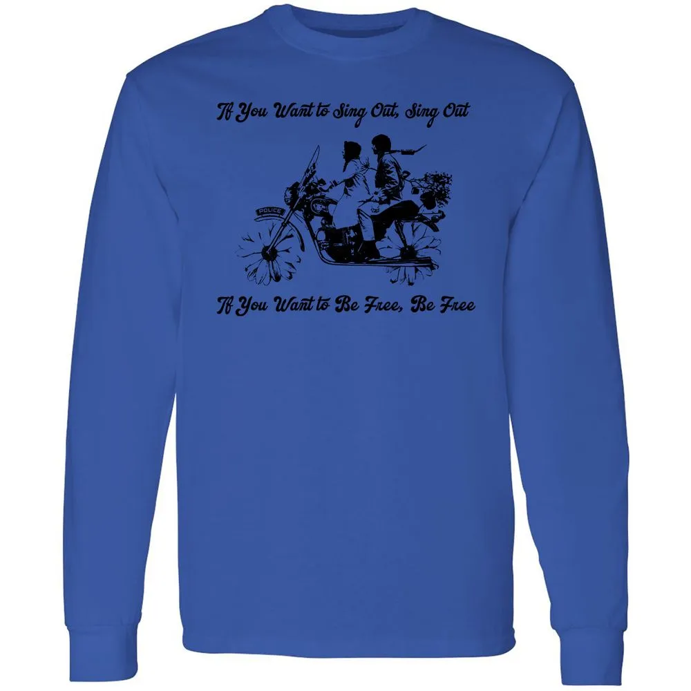 Long Sleeve T-Shirt - 8YCCHA9T - Royal - 4