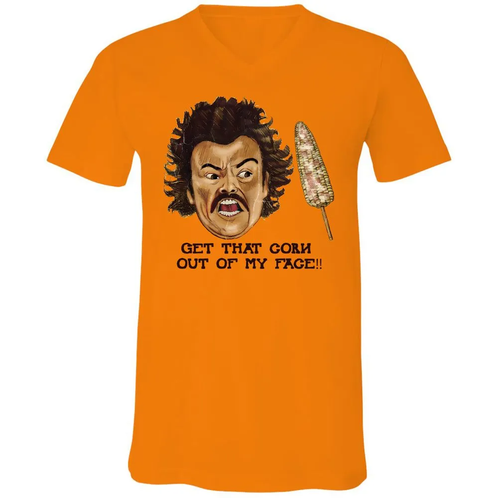 Unisex V-Neck T-Shirt - 6ZWCZHBY - Orange - 11