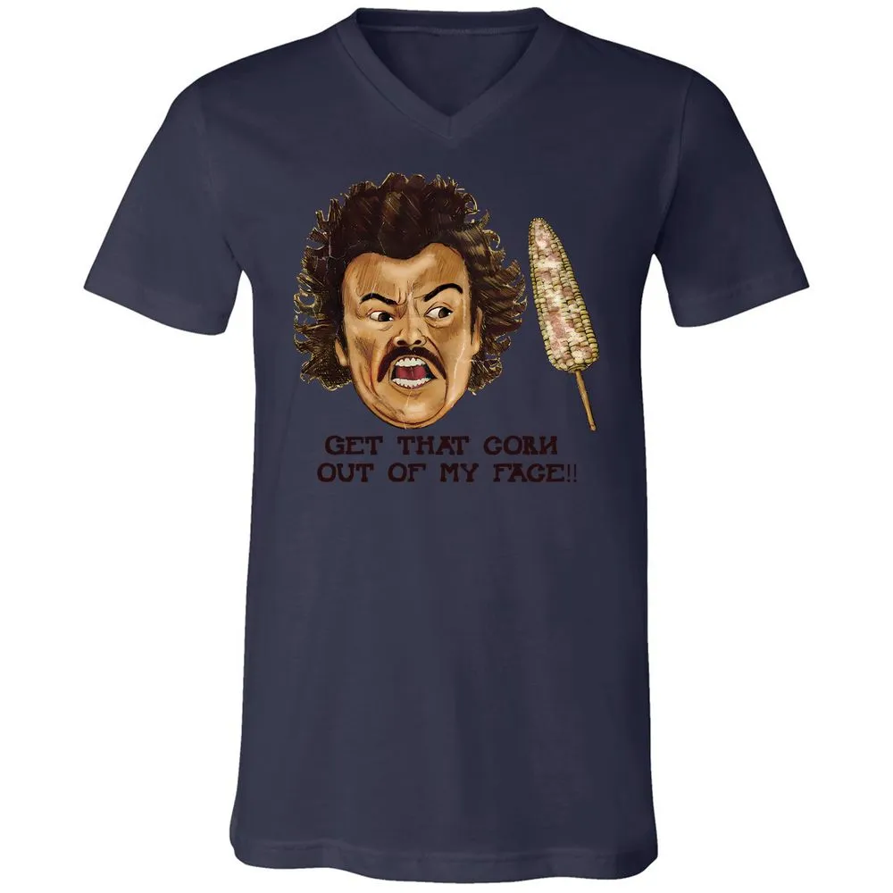 Unisex V-Neck T-Shirt - 6ZWCZHBY - Navy - 9