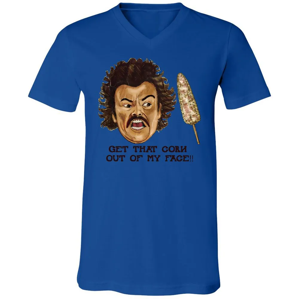 Unisex V-Neck T-Shirt - 6ZWCZHBY - True Royal - 4