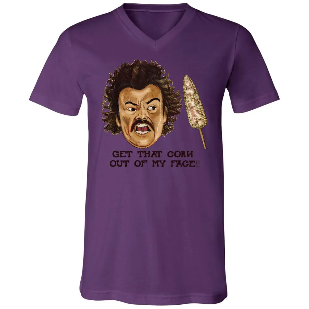 Unisex V-Neck T-Shirt - 6ZWCZHBY - Team Purple - 2